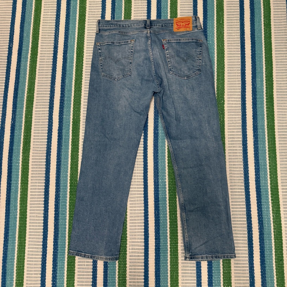 Levi's Men's 505 Blue Jeans 36 x 30 - Picture 4 of 4